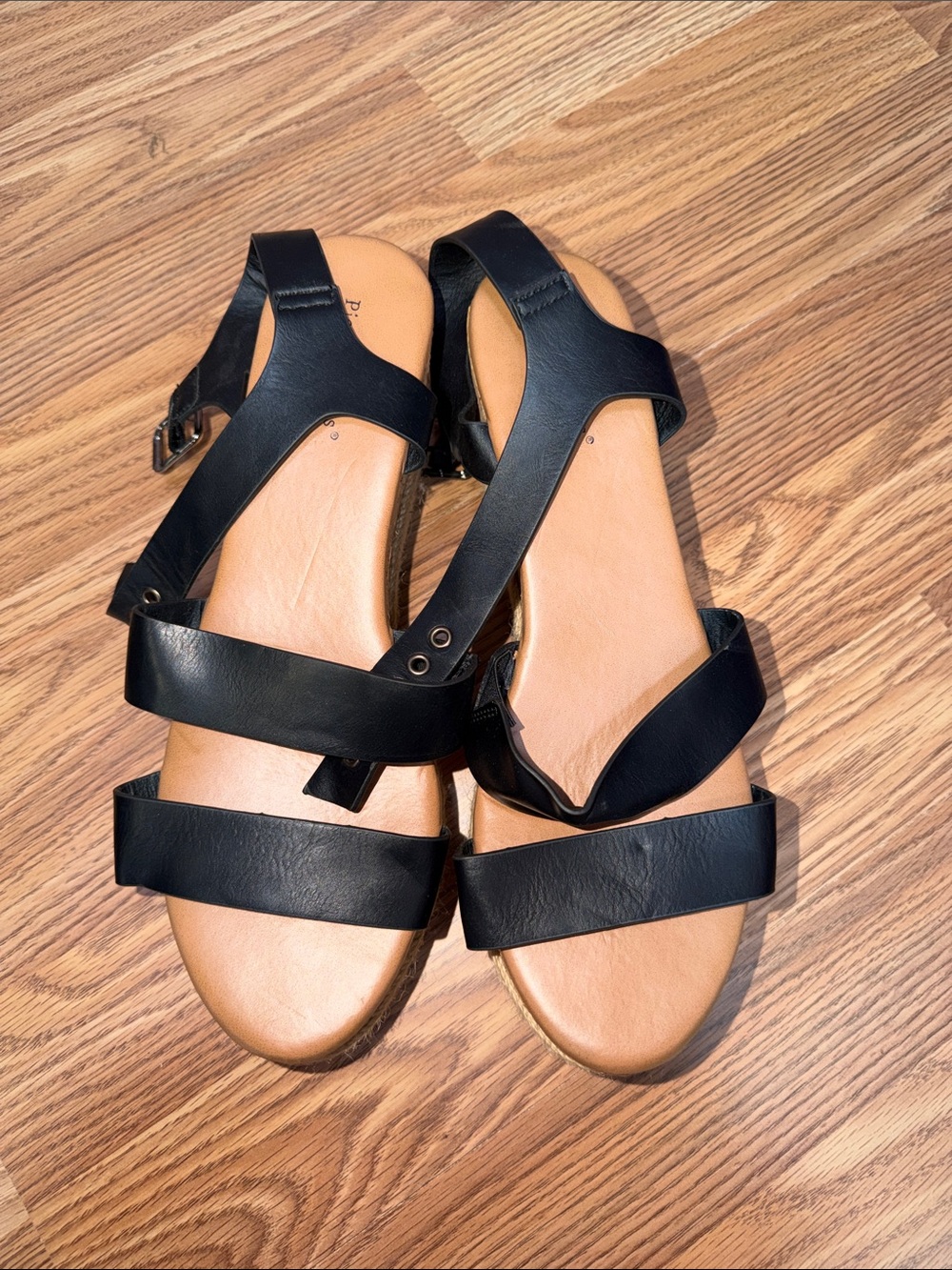 Pierre Dumas Black Strappy Women's Sandals